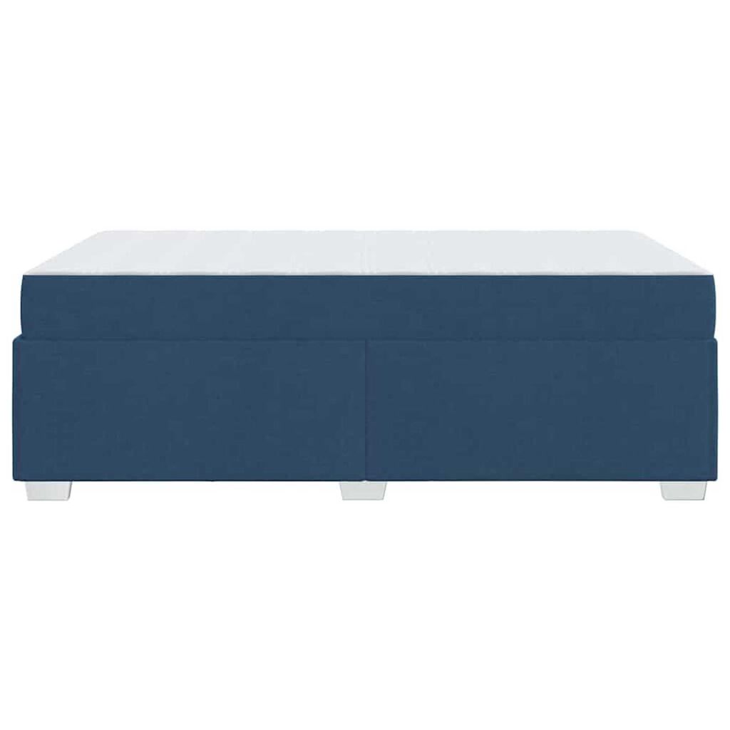 vidaXL Σκελετός Κρεβατιού Μπλε 120 x 190 cm ύφασμα