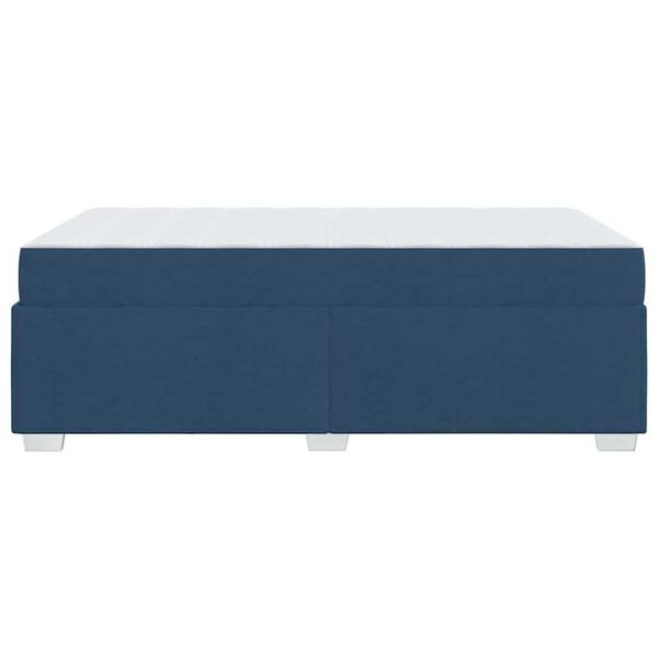 vidaXL Σκελετός Κρεβατιού Μπλε 120 x 190 cm ύφασμα