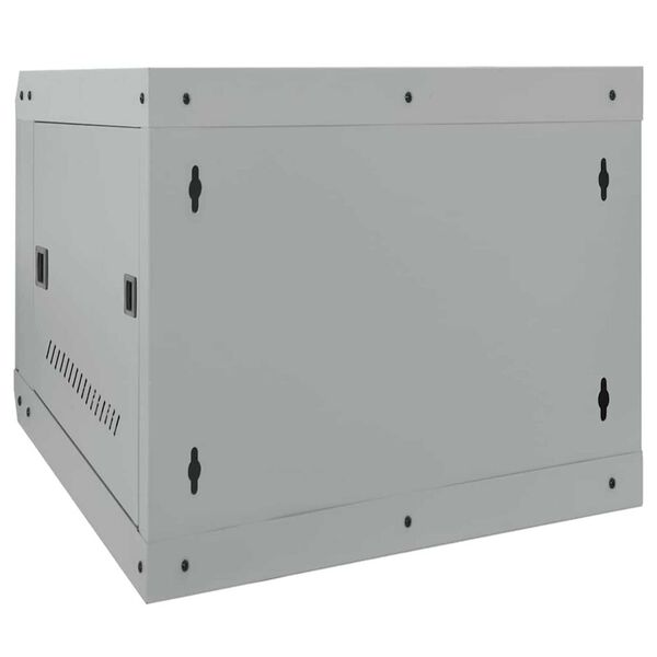 vidaXL Ντουλάπα δικτύου με αποθήκευση Γκρι 53 x 60 x 45 εκ Ατσάλι