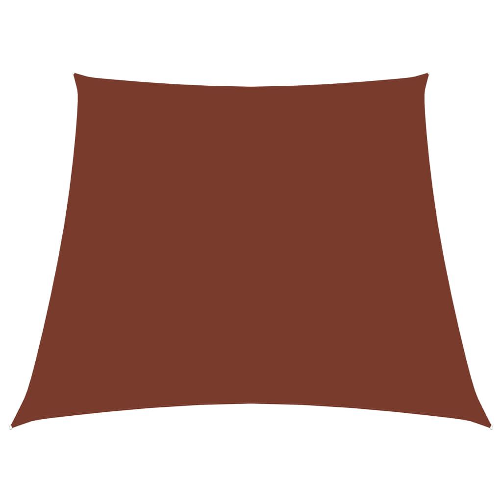 vidaXL Πανί Σκίασης Τρίγωνο Terracotta 2/4 x 3 μ. από Ύφασμα Oxford