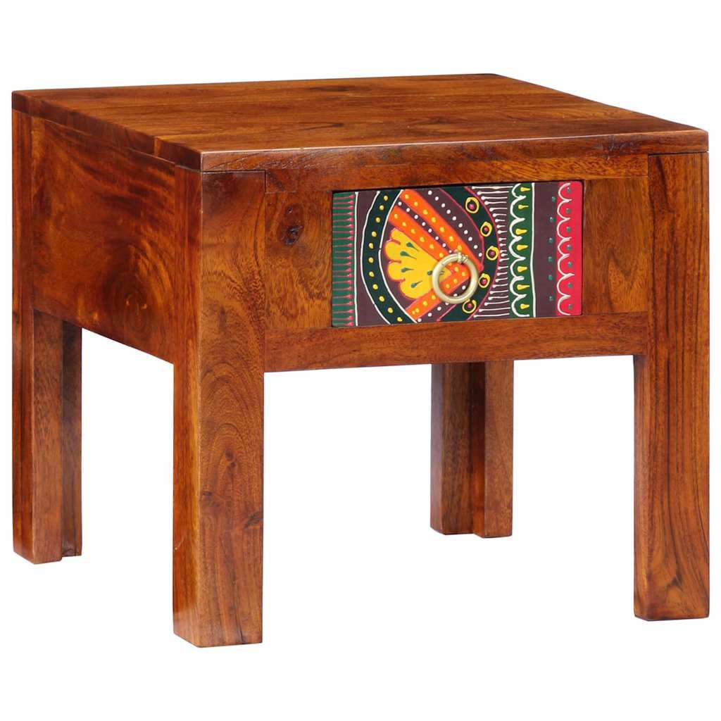 vidaXL Κομοδίνο 2 τεμάχια 40x40x36 cm μασίφ ξύλο ακακίας