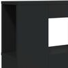 vidaXL Κεφαλάρι Κρεβατιού με LED Μαύρο 120x18,5x103,5 εκ Επεξεργ. Ξύλο