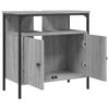 vidaXL Ντουλάπι Νιπτήρα Μπάνιου Γκρι Sonoma 60x30x60 εκ. Επεξ. Ξύλο