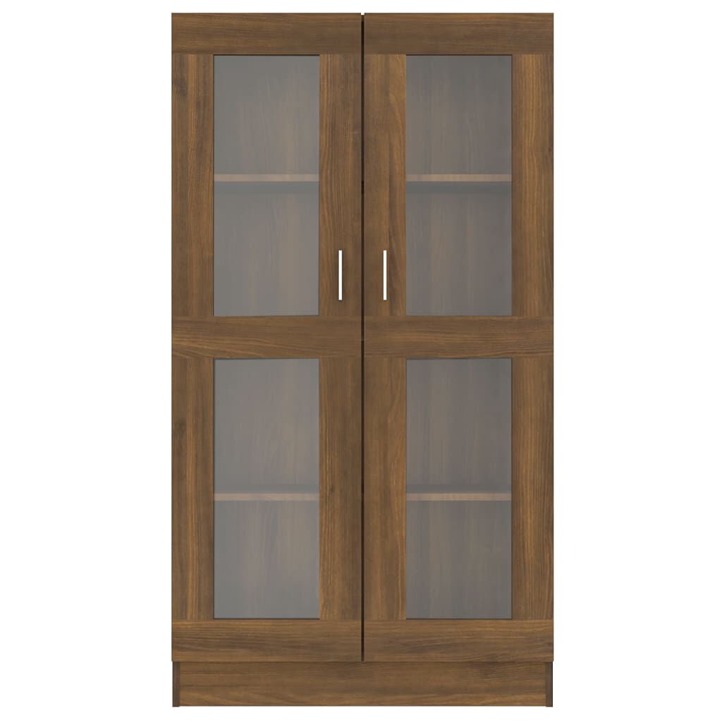 vidaXL Βιτρίνα Καφέ Δρυς 82,5 x 30,5 x 150 εκ. από Επεξεργασμένο Ξύλο