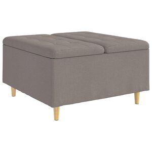 vidaXL &Sigma;&kappa;&alpha;&mu;&pi;ό &kappa;&omicron;&upsilon;&mu;&pi;&iota;ώ&nu; &mu;&epsilon; &mu;&alpha;&xi;&iota;&lambda;ά&rho;&iota; Taupe 80 x 80 x 45 cm ύ&phi;&alpha;&sigma;&mu;&alpha;