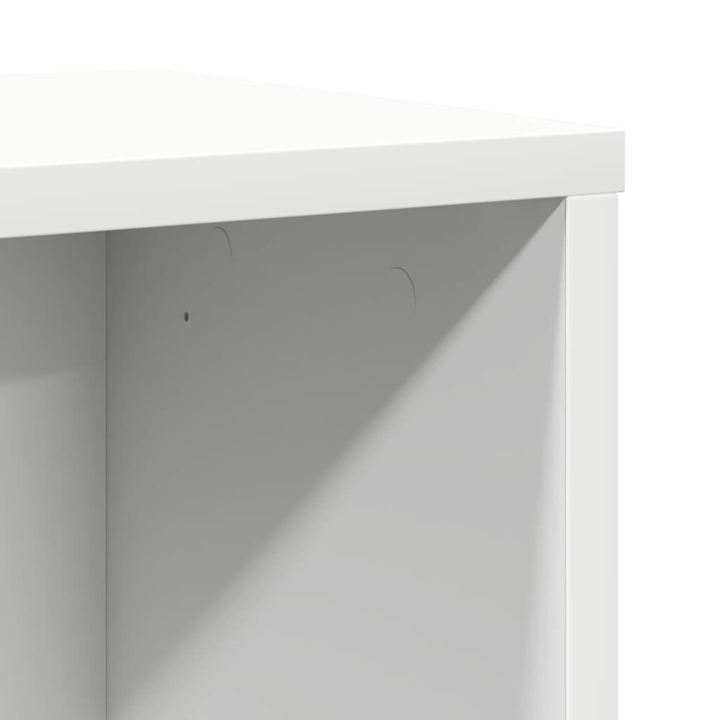 vidaXL Βιβλιοθήκη Λευκή 60x24x101,5 εκ. από Επεξεργασμένο Ξύλο
