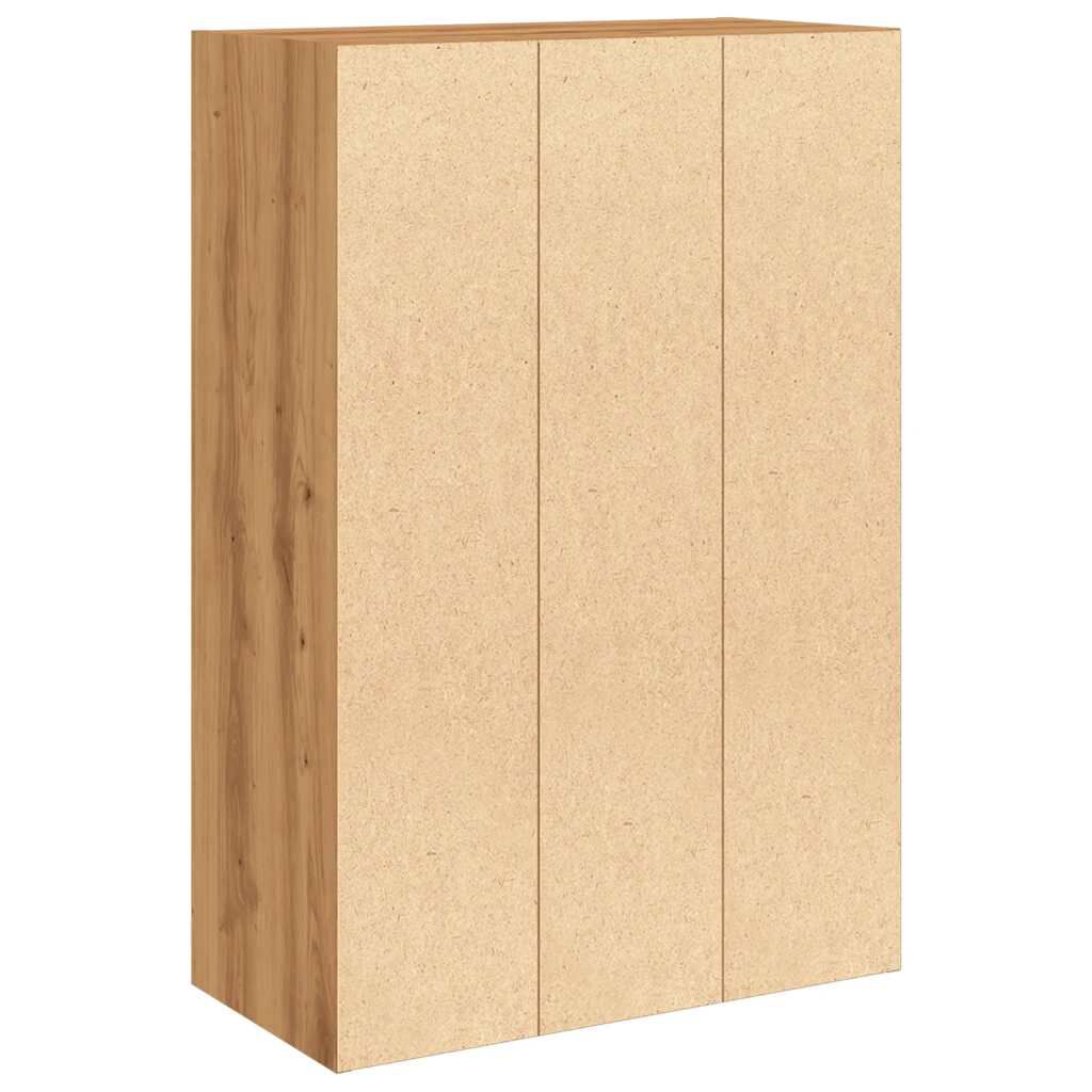 vidaXL Βιβλιοθήκη Τεχνίτης Δρυς 60,5x30x90 εκ. Επεξεργασμένο Ξύλο