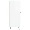 vidaXL Ντουλάπι Γυαλιστερό Λευκό 69,5x34x90 εκ. Επεξεργασμένο Ξύλο