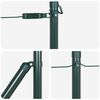 vidaXL Στύλος Περιφράξεων Άλλο 52 pcs Πράσινο 3.2 x 3.2 x 80 εκ Ατσάλι