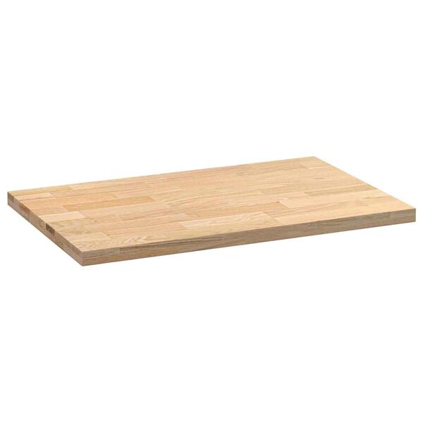 vidaXL πάγκος εργασίας κουζίνας 100x63,5x4 εκ. στερεό δρυς ορθογώνιο
