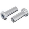 vidaXL &Pi;&alpha;&xi;&iota;&mu;ά&delta;&iota; &Kappa;&lambda;&epsilon;&iota;&delta;ώ&mu;&alpha;&tau;&omicron;&sigmaf; 2 pcs &Alpha;&sigma;&eta;&mu;ί M6 x 25 mm &Alpha;&tau;&sigma;ά&lambda;&iota;