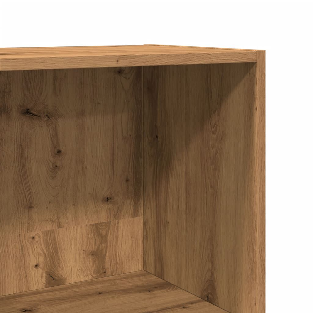 vidaXL Βιβλιοθήκη Αρτισιανή Δρυς 40x30x152 εκ. από Επεξεργασμένο Ξύλο