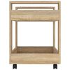 vidaXL Γραφείο Τρόλεϊ Sonoma Δρυς 60x45x60 εκ. από Επεξεργασμένο Ξύλο