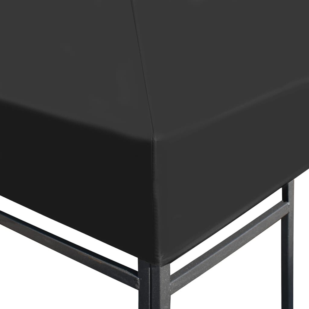 vidaXL Κάλυμμα για Κιόσκι Γκρι 3 x 3 μ. 310 γρ./μ²