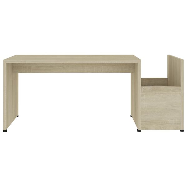 vidaXL Τραπεζάκι Σαλονιού Sonoma Δρυς 90x45x35 εκ. από Επεξ. Ξύλο
