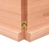 vidaXL Επιφ Τραπεζιού Αν Καφέ 160x50x(2-4)εκ. Επεξ. Μασίφ Ξύλο Δρυός