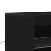 vidaXL Πλαϊνό γραφείο Μαύρο 60 x 37 x 67 εκ Επεξεργασμένο ξύλο