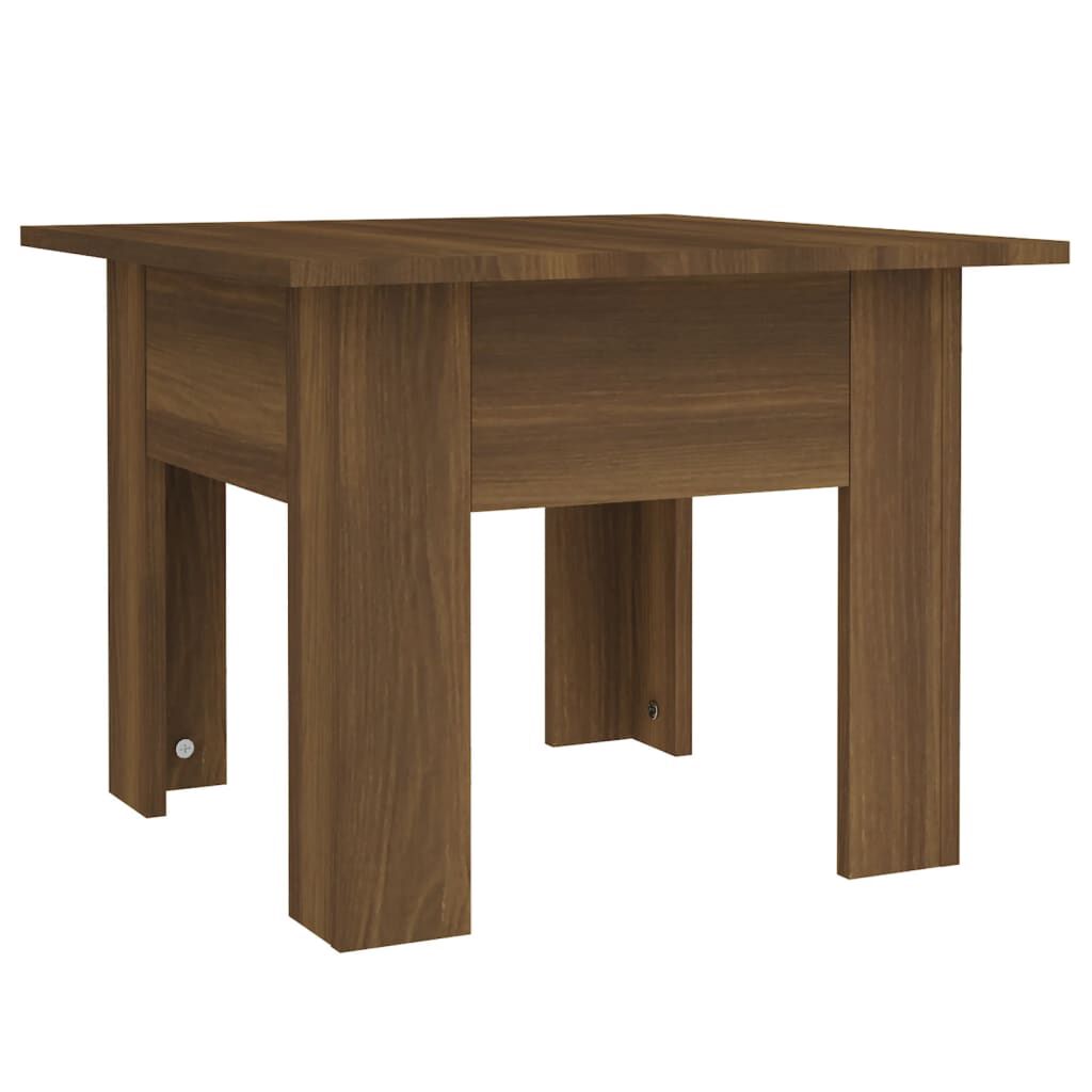 vidaXL Τραπεζάκι Σαλονιού Καφέ Δρυς 55x55x42 εκ. Επεξεργασμένο Ξύλο