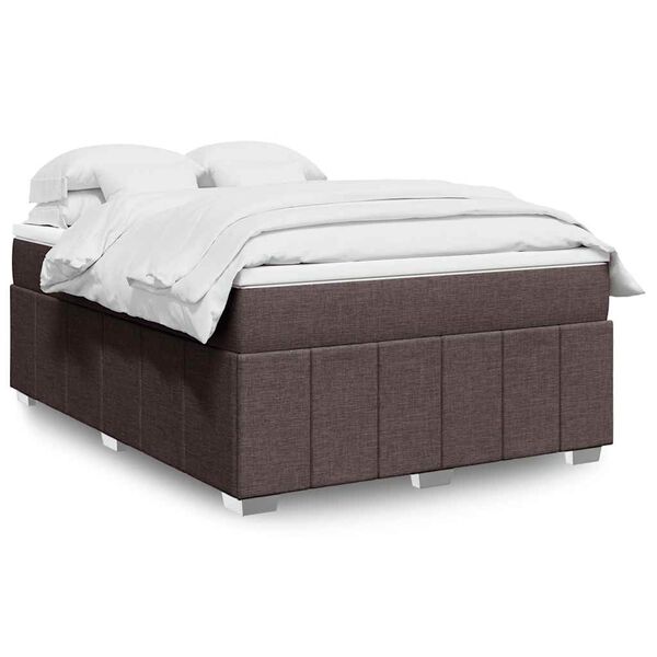 vidaXL &Kappa;&rho;&epsilon;&beta;ά&tau;&iota; Boxspring &mu;&epsilon; &Sigma;&tau;&rho;ώ&mu;&alpha; &Sigma;&kappa;&omicron;ύ&rho;&omicron; &Kappa;&alpha;&phi;έ 140x190 &epsilon;&kappa;. &Upsilon;&phi;&alpha;&sigma;&mu;ά&tau;&iota;&nu;&omicron;