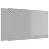 vidaXL Πίσω Πάνελ Κουζίνας 2 pcs Ανοιχτό γκρι 80 x 50 cm