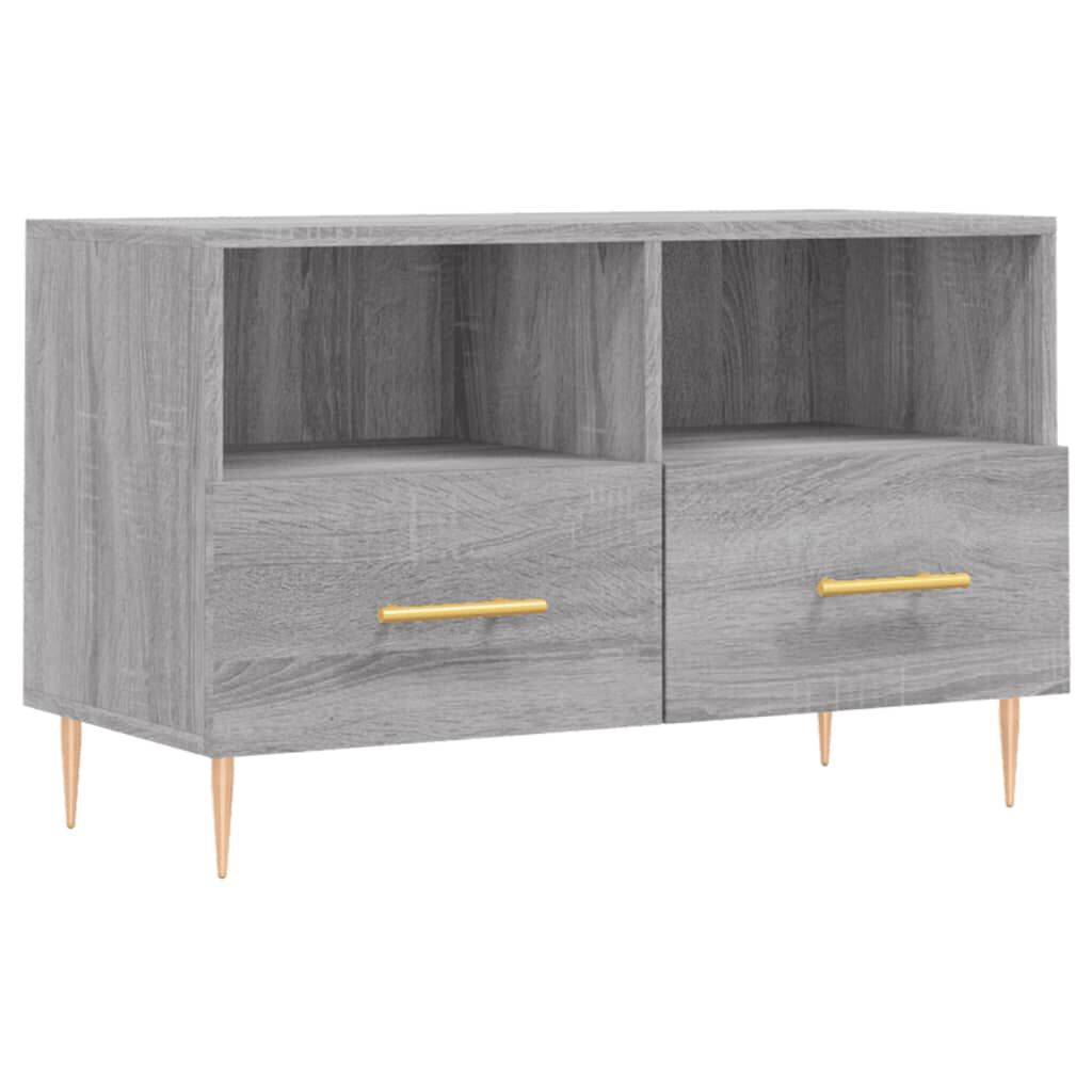 vidaXL Έπιπλο Τηλεόρασης Γκρι Sonoma 80x36x50 εκ. από Επεξεργ. Ξύλο