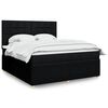 vidaXL &Kappa;&rho;&epsilon;&beta;ά&tau;&iota; Boxspring &mu;&epsilon; &Sigma;&tau;&rho;ώ&mu;&alpha; &Mu;&alpha;ύ&rho;&omicron; 180x200 &epsilon;&kappa;. &Upsilon;&phi;&alpha;&sigma;&mu;ά&tau;&iota;&nu;&omicron;