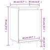 vidaXL Συρταριέρα Sonoma Δρυς 40 x 35 x 70 εκ. από Επεξεργασμένο Ξύλο