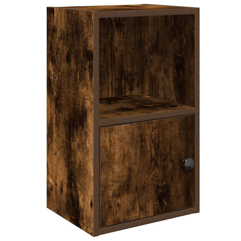 vidaXL Βιβλιοθήκη Καπνιστή Δρυς 31x24x52 εκ. από Επεξεργασμένο Ξύλο