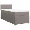vidaXL &Kappa;&rho;&epsilon;&beta;ά&tau;&iota; Boxspring &mu;&epsilon; &Sigma;&tau;&rho;ώ&mu;&alpha; Taupe 90x200 &epsilon;&kappa;. &Upsilon;&phi;&alpha;&sigma;&mu;ά&tau;&iota;&nu;&omicron;