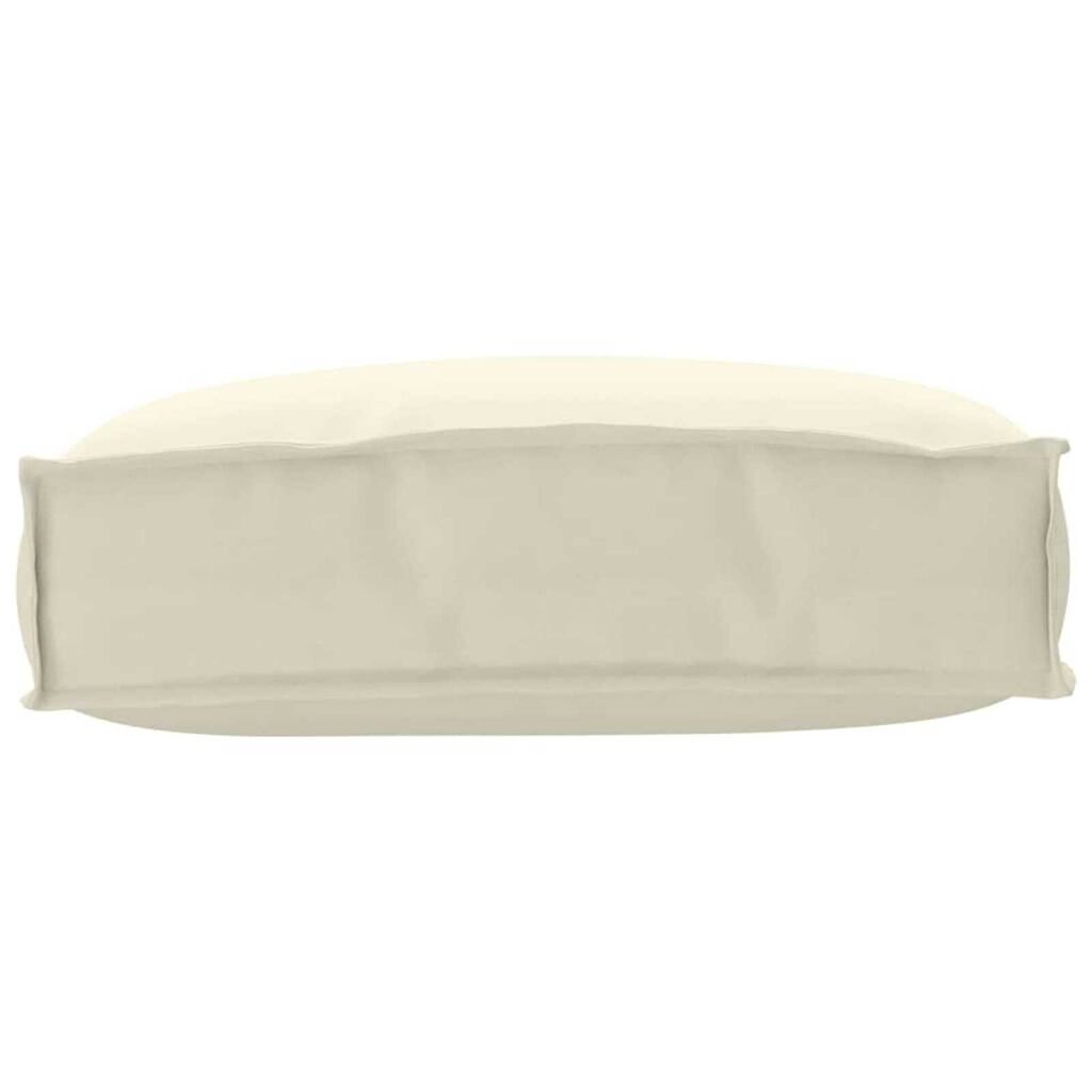 vidaXL Μαξιλάρι παλέτας για πλάτη Κρεμ 50 x 40 x 12 cm Ύφασμα Oxford