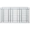 vidaXL &Alpha;&nu;&alpha;&sigma;&eta;&kappa;&omega;&mu;έ&nu;&omicron; &kappa;&rho;&epsilon;&beta;ά&tau;&iota; gabion &Alpha;&sigma;&eta;&mu;ί 150 x 50 x 80 &epsilon;&kappa;