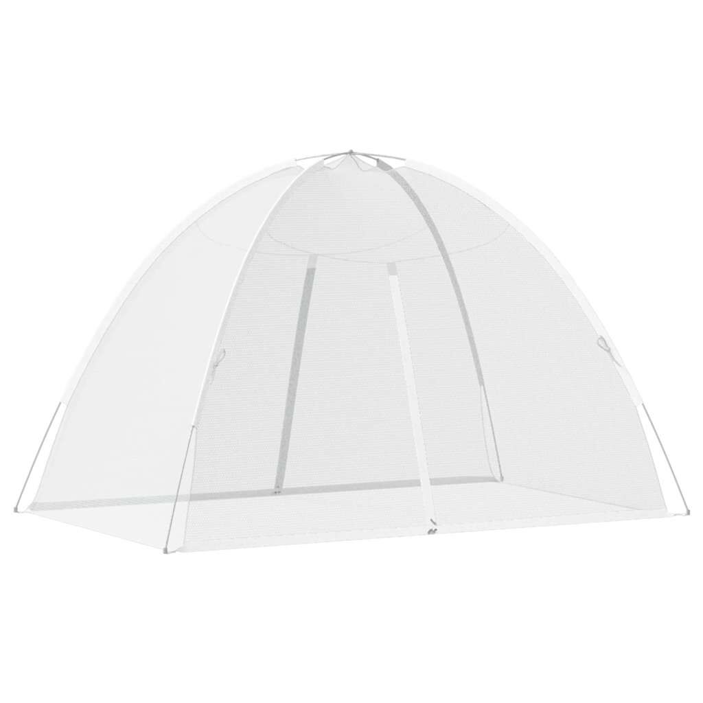 vidaXL Κουνουπιέρα Mongolia με Πόρτες 200 Δίχτυ Λευκό 200x120x130 εκ.