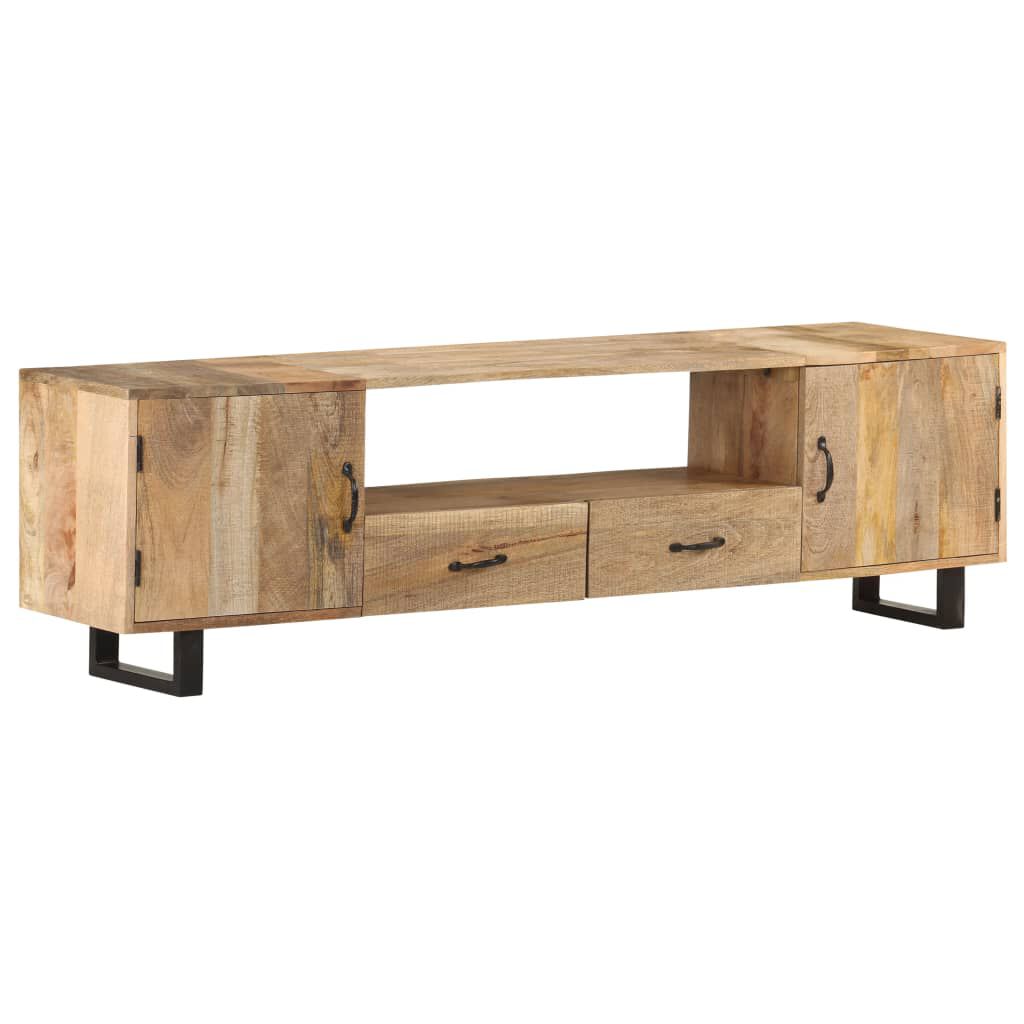vidaXL Έπιπλο Τηλεόρασης 160 x 30 x 45 εκ. από Μασίφ Ξύλο Μάνγκο