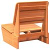 vidaXL Καρέκλα κήπου Wax Brown 60x64x70,5 cm Στερεό ξύλο πεύκο