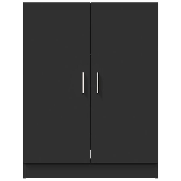 vidaXL Ντουλάπι Πλυντηρίου Μαύρο 71 x 71,5 x 91,5 εκ.