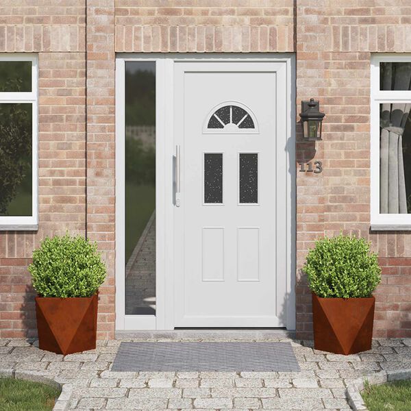 vidaXL &Gamma;&lambda;ά&sigma;&tau;&rho;&alpha; 2 pcs &Sigma;&kappa; rusty 40 x 40 x 40 cm