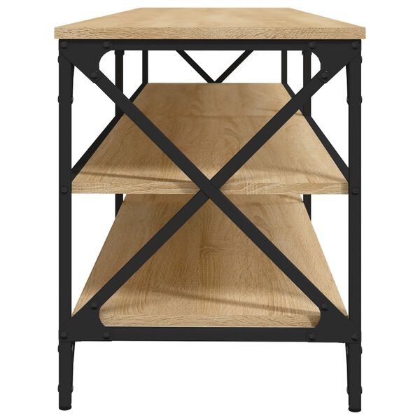 vidaXL Έπιπλο Τηλεόρασης Sonoma Δρυς 160x40x50 εκ. Επεξ. Ξύλο