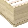 vidaXL Πλαίσιο Κρεβατιού Sonoma Δρυς 160x200 εκ. Επεξεργασμένο Ξύλο