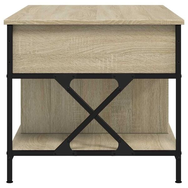 vidaXL Τραπεζάκι Σαλονιού Sonoma Δρυς 100x55x50 εκ. Επεξεργασμένο Ξύλο