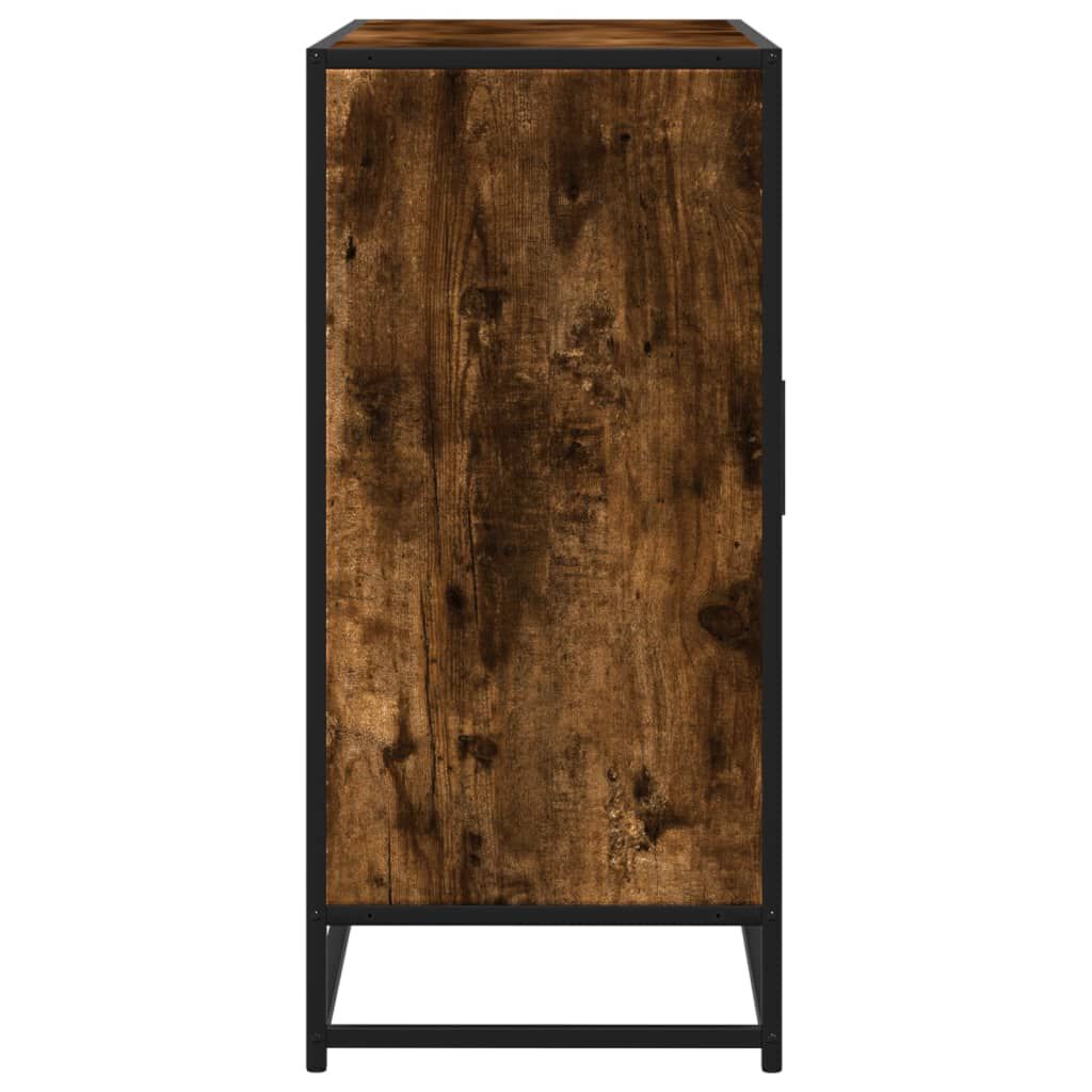 vidaXL Sideboard Καπνιστή δρυς 92x35x76 cm Κατασκευασμένο ξύλο