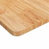vidaXL Πάγκος Εργασίας Ορθογώνιος 100x60x81,5 εκ. από Μασίφ Ξύλο Δρυός