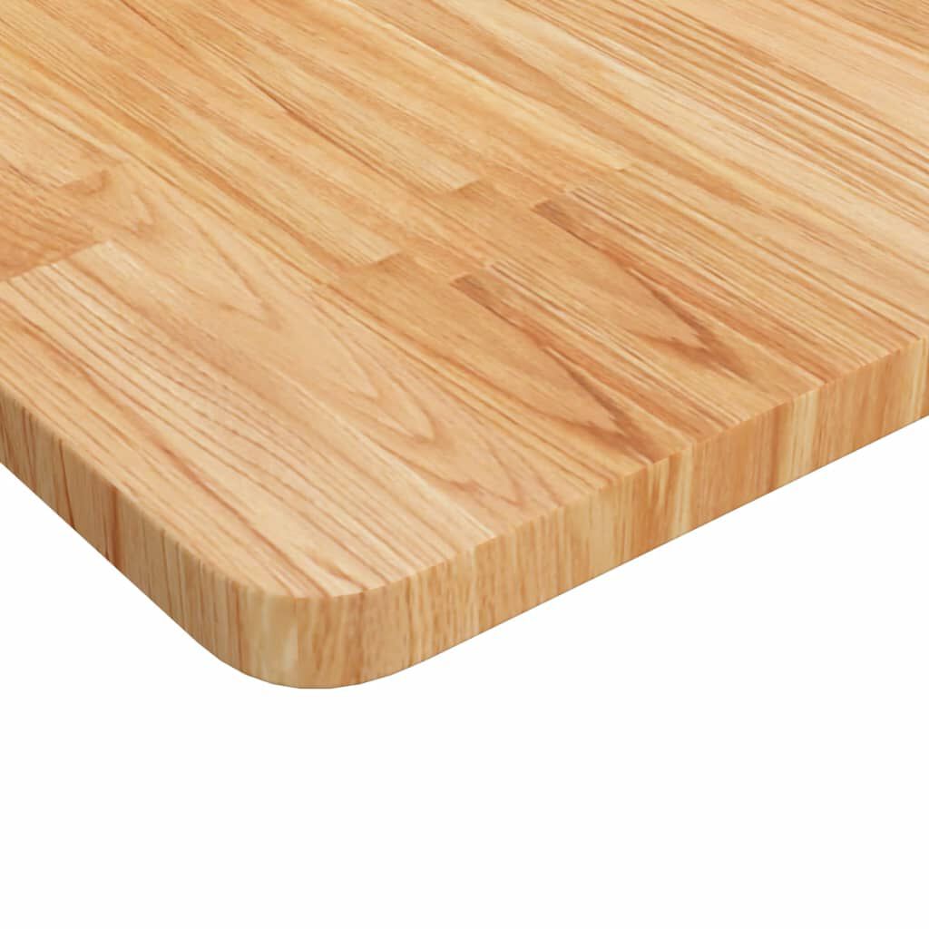 vidaXL Πάγκος Εργασίας Ορθογώνιος 100x60x81,5 εκ. από Μασίφ Ξύλο Δρυός