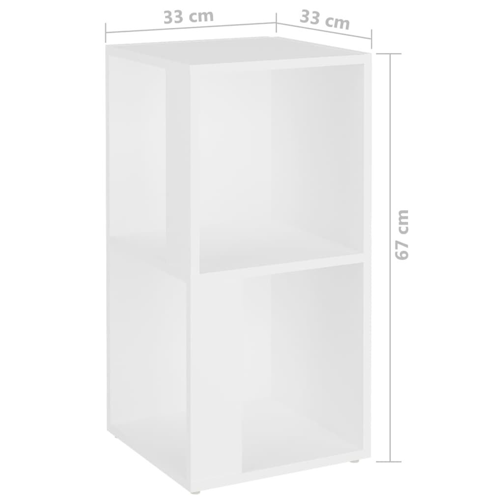 vidaXL Ντουλάπι Γωνία Λευκό 33x33x67 εκ. από Επεξ. Ξύλο