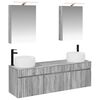 vidaXL &Sigma;&epsilon;&tau; &Nu;&tau;&omicron;&upsilon;&lambda;&alpha;&pi;&iota;ώ&nu; &Mu;&pi;ά&nu;&iota;&omicron;&upsilon; 5 pcs &Gamma;&kappa;&rho;&iota; Sonoma 50 x 14,5 x 70 &epsilon;&kappa;