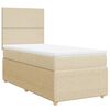 vidaXL &Kappa;&rho;&epsilon;&beta;ά&tau;&iota; Boxspring &mu;&epsilon; &Sigma;&tau;&rho;ώ&mu;&alpha; &Kappa;&rho;&epsilon;&mu; 100 x 200 &epsilon;&kappa;. &Upsilon;&phi;&alpha;&sigma;&mu;ά&tau;&iota;&nu;&omicron;