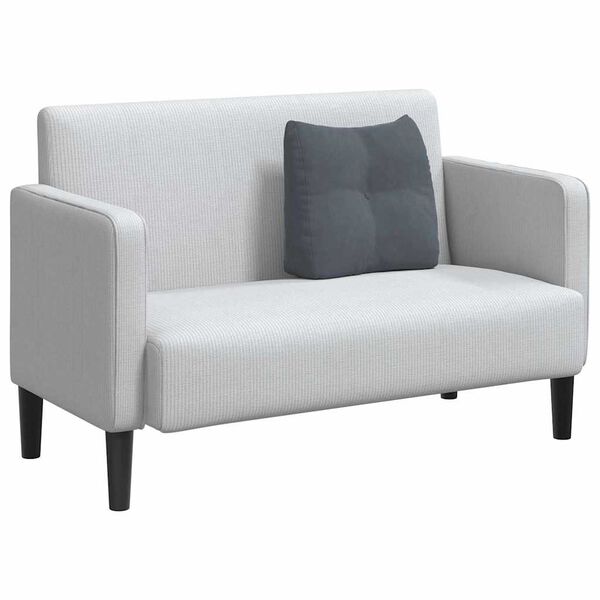 vidaXL Μαξιλάρι Πλάτης Σκούρο Γκρι 45 x 24 x 50 εκ Βελούδο