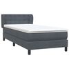 vidaXL &Kappa;&rho;&epsilon;&beta;ά&tau;&iota; Boxspring &mu;&epsilon; &Sigma;&tau;&rho;ώ&mu;&alpha; &Sigma;&kappa;&omicron;ύ&rho;&omicron; &Gamma;&kappa;&rho;&iota; 90x220 &epsilon;&kappa;. &Beta;&epsilon;&lambda;&omicron;ύ&delta;&iota;&nu;&omicron;