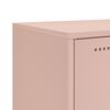 vidaXL Ντουλάπι Ροζ 100,5x39x107 εκ. Ατσάλινος