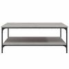 vidaXL Τραπεζάκι Σαλονιού Γκρι Sonoma 100x100x40 εκ Επεξεργασμένο Ξύλο
