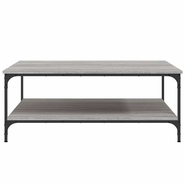 vidaXL Τραπεζάκι Σαλονιού Γκρι Sonoma 100x100x40 εκ Επεξεργασμένο Ξύλο